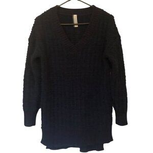 Zenana Premium navy chunky-knit sweater sz S
